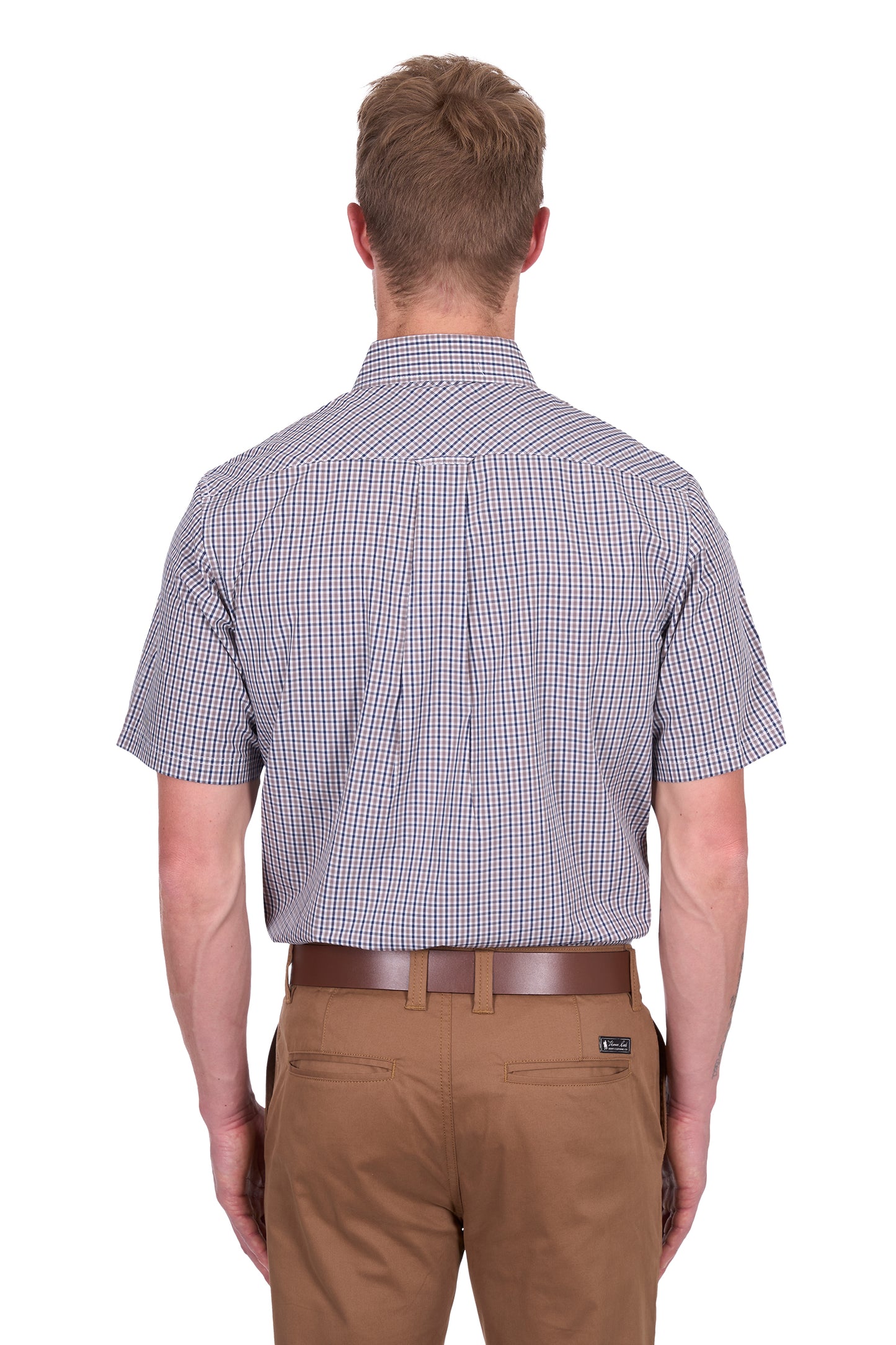 Thomas Cook Men's Will 2Pkt Ss Shirt - Navy/Tan