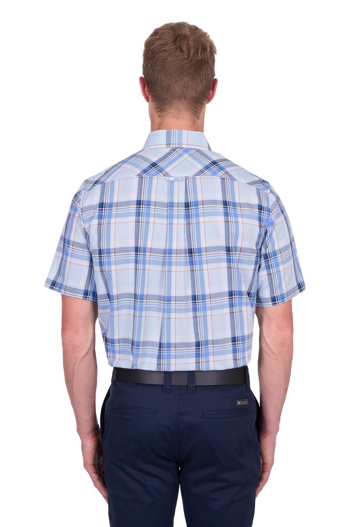 Thomas Cook Men's Brian 2Pkt Ss Shirt - Blue/Tan