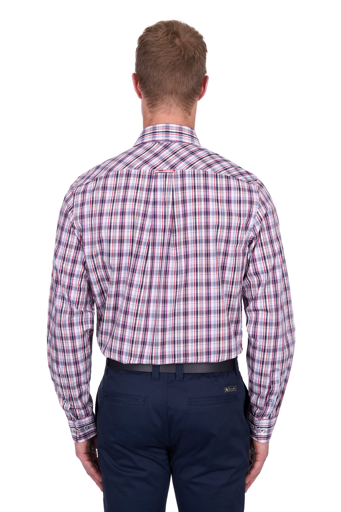 Thomas Cook Men's Jeff 2Pkt Ls Shirt - Navy/Red
