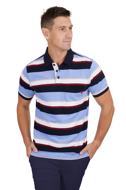 Thomas Cook Men's Gavin 1Pk Ss Polo - Navy/Blue
