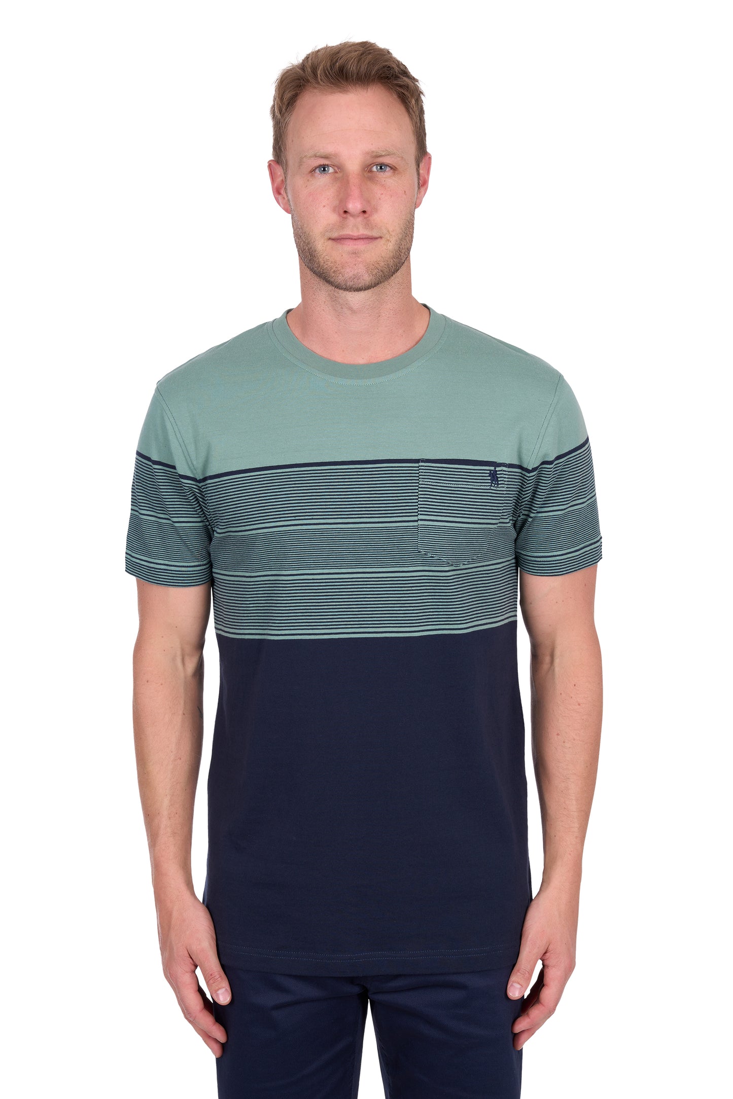 Thomas Cook Men's Jason 1Pkt Ss Tee - Navy/Sage