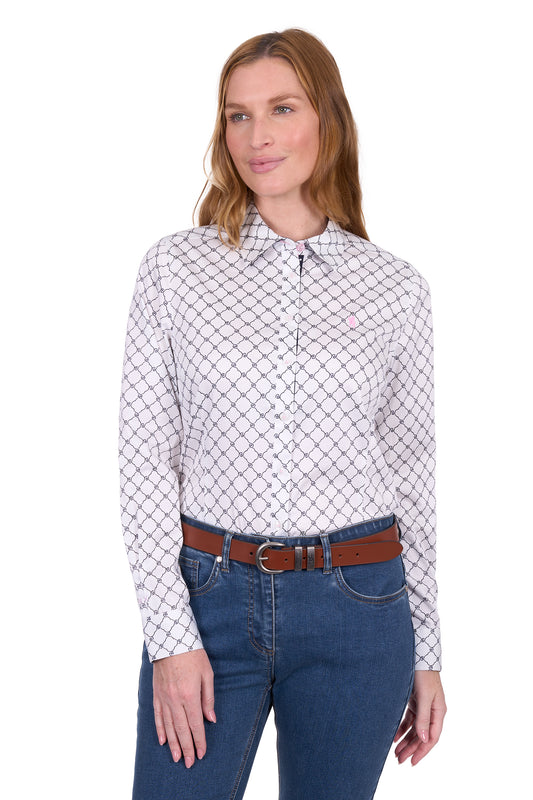 Thomas Cook Women's Casey Ls Shirt - Navy/White