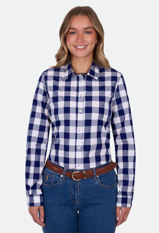 Thomas Cook Women's Scarlet Ls Shirt - Navy/White