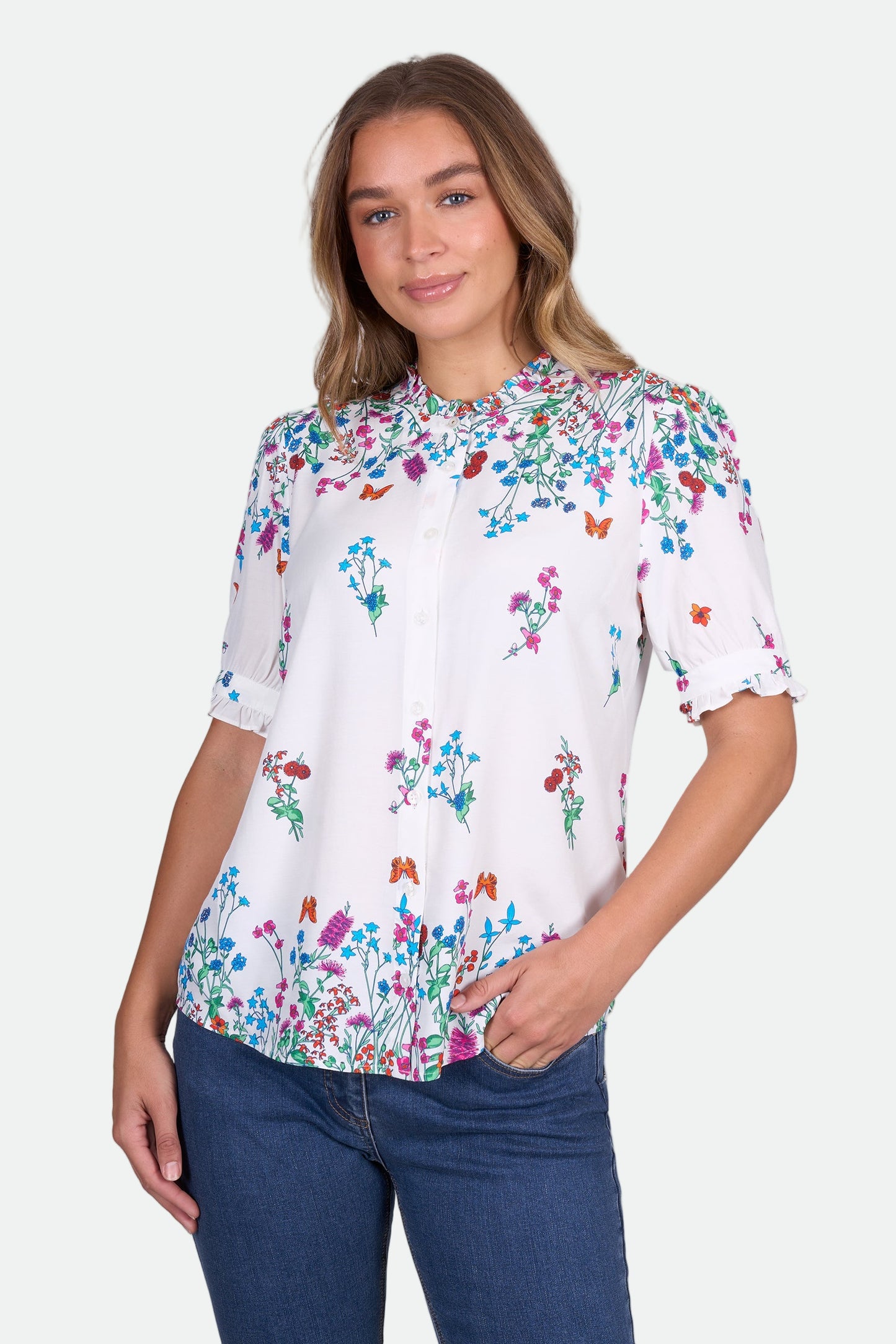Thomas Cook Women's Bridget Ss Blouse - Multi