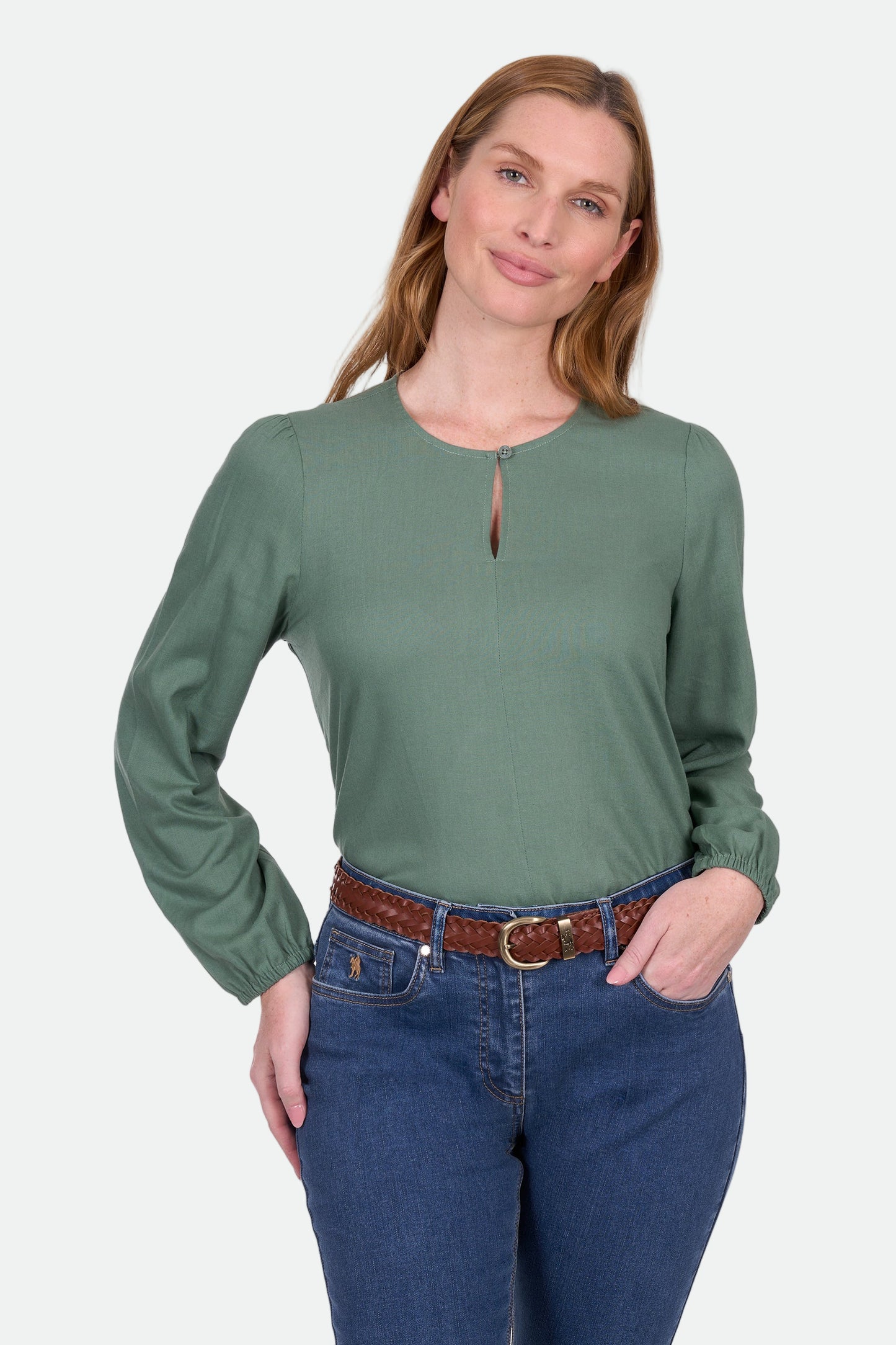 Thomas Cook Women's May Ls Blouse - Sage