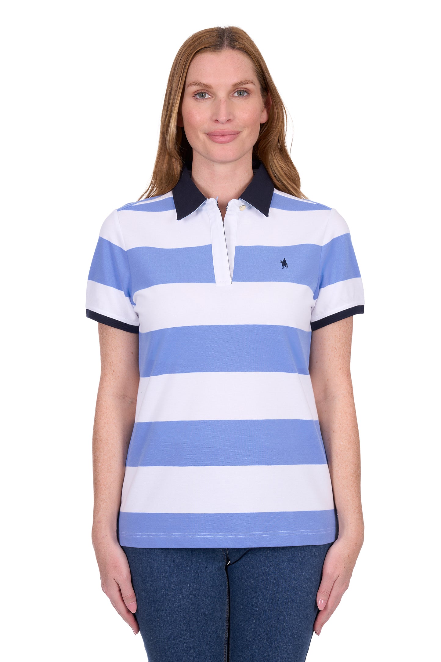 Thomas Cook Women's Angel Ss Polo - Blue