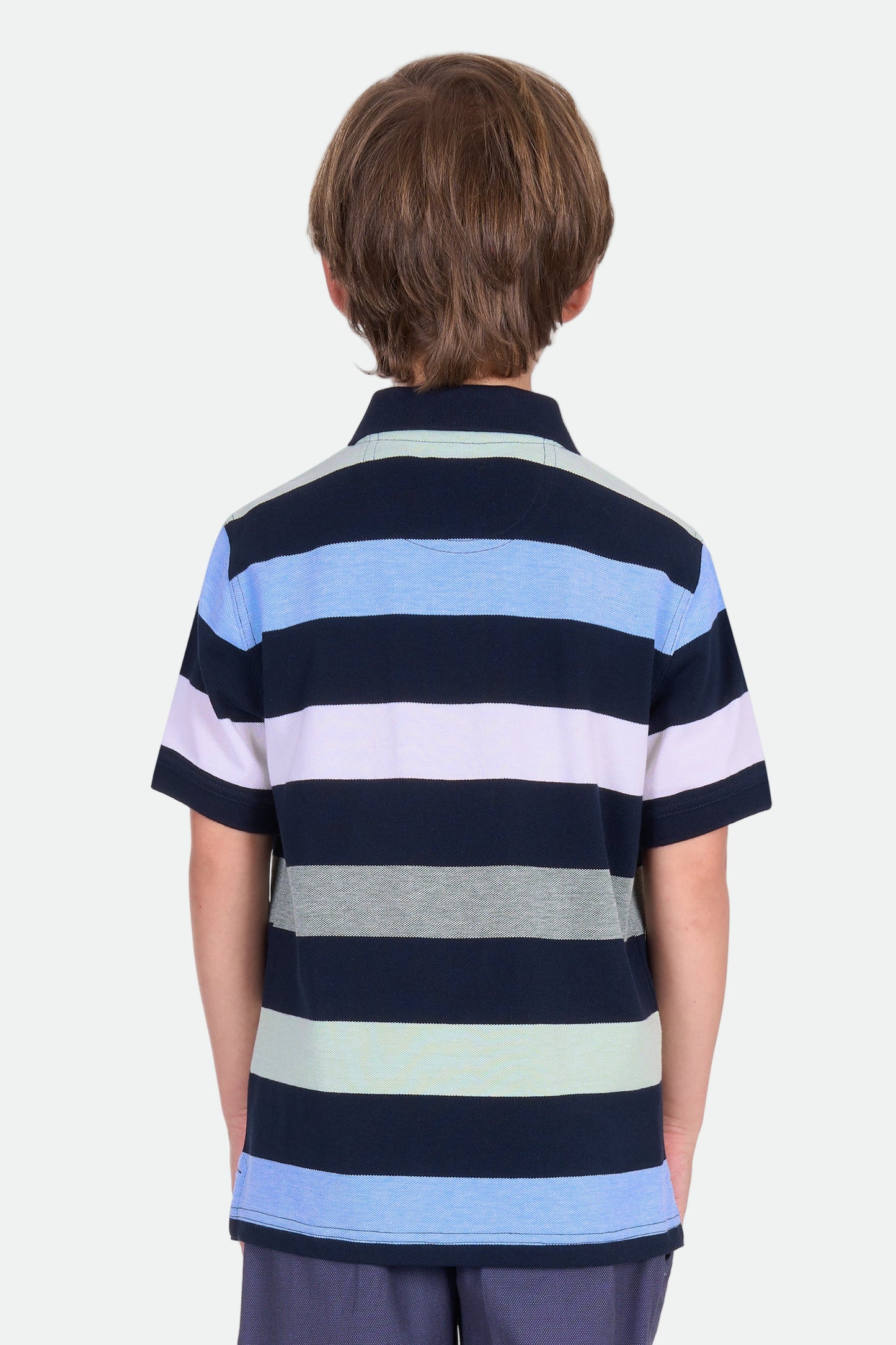Thomas Cook Boy's Charles 1Pkt Ss Polo - Navy/Green