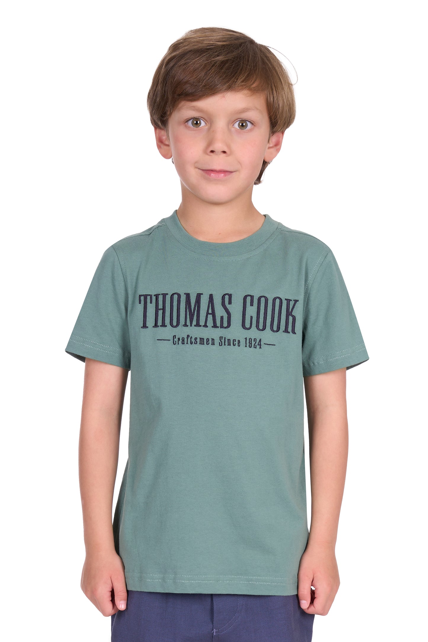 Thomas Cook Boy's Nathan Ss Tee - Sage