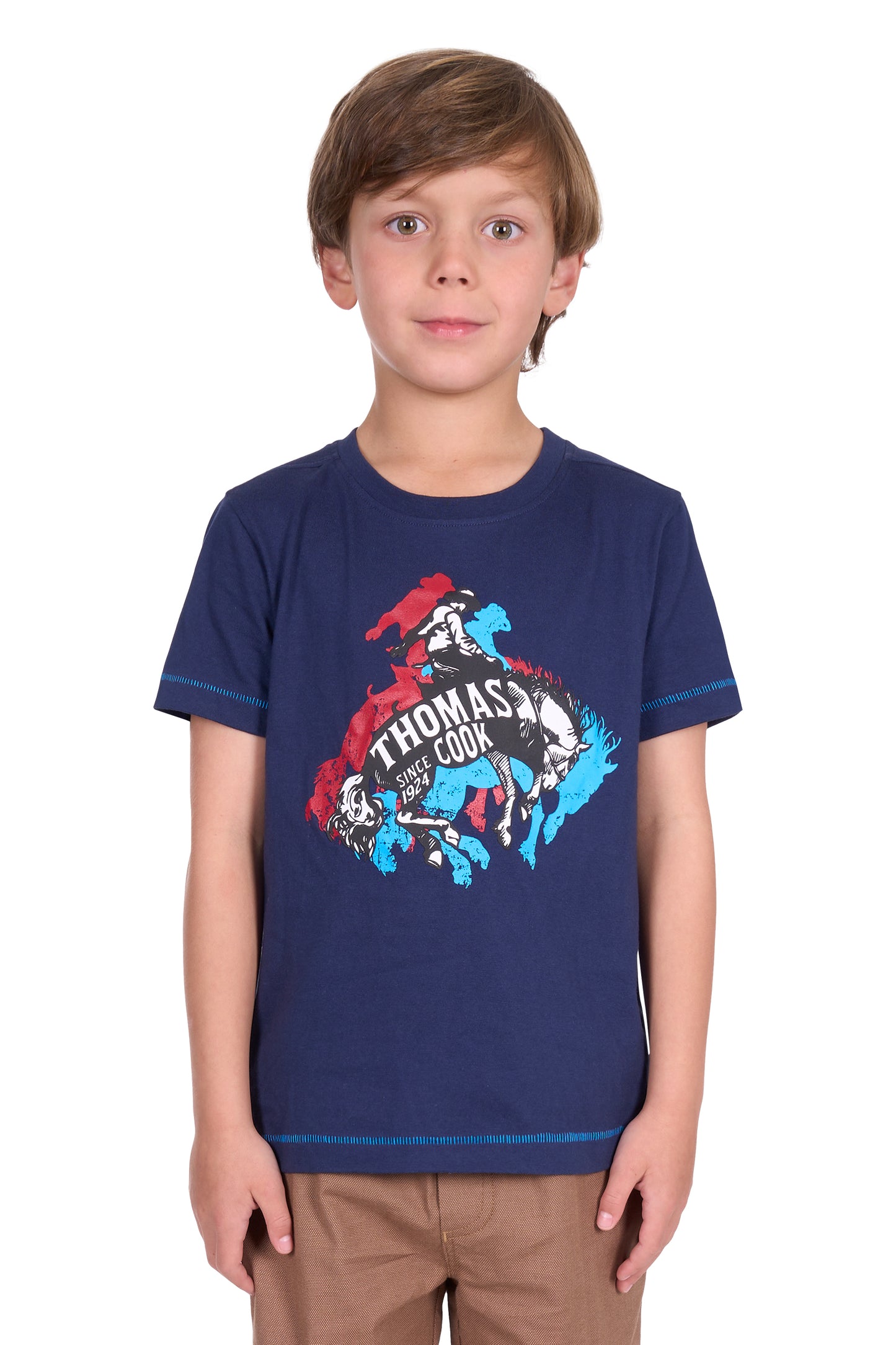 Thomas Cook Boy's Oliver Ss Tee - Navy