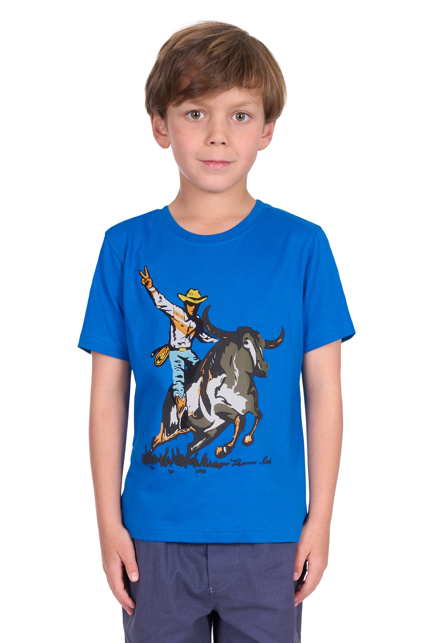 Thomas Cook Boy's Robbie Ss Tee - Royal