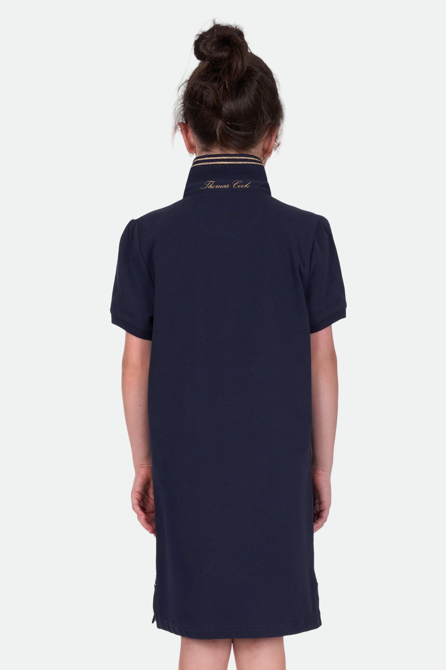 Thomas Cook Girl's Traci Ss Polo Dress - Navy