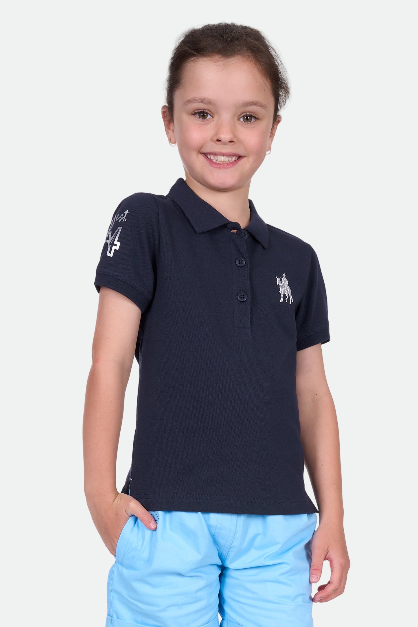 Thomas Cook Girl's Kara Ss Polo - Navy