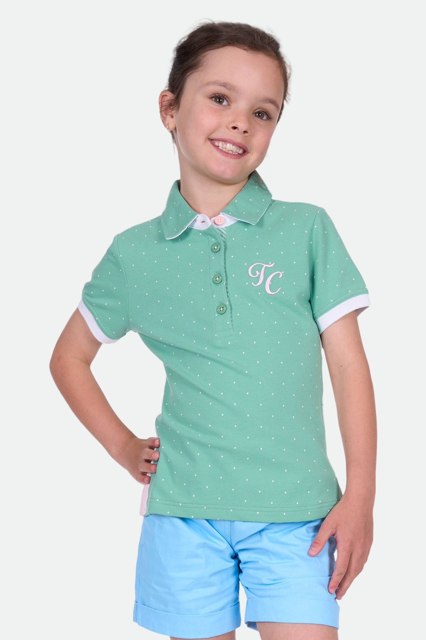 Thomas Cook Girl's Stacie Ss Polo - Mint
