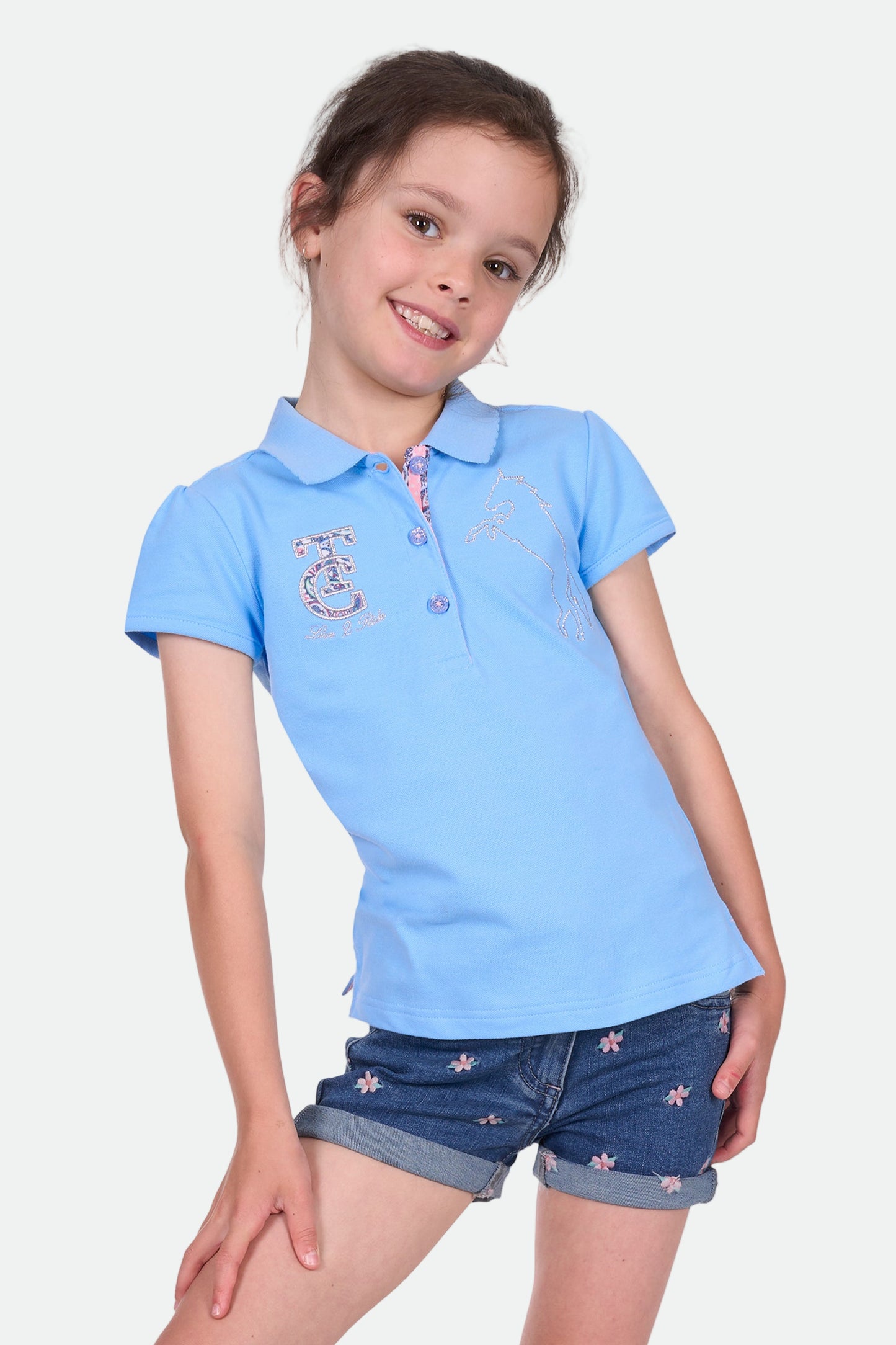 Thomas Cook Girl's Daisy Ss Polo - Blue