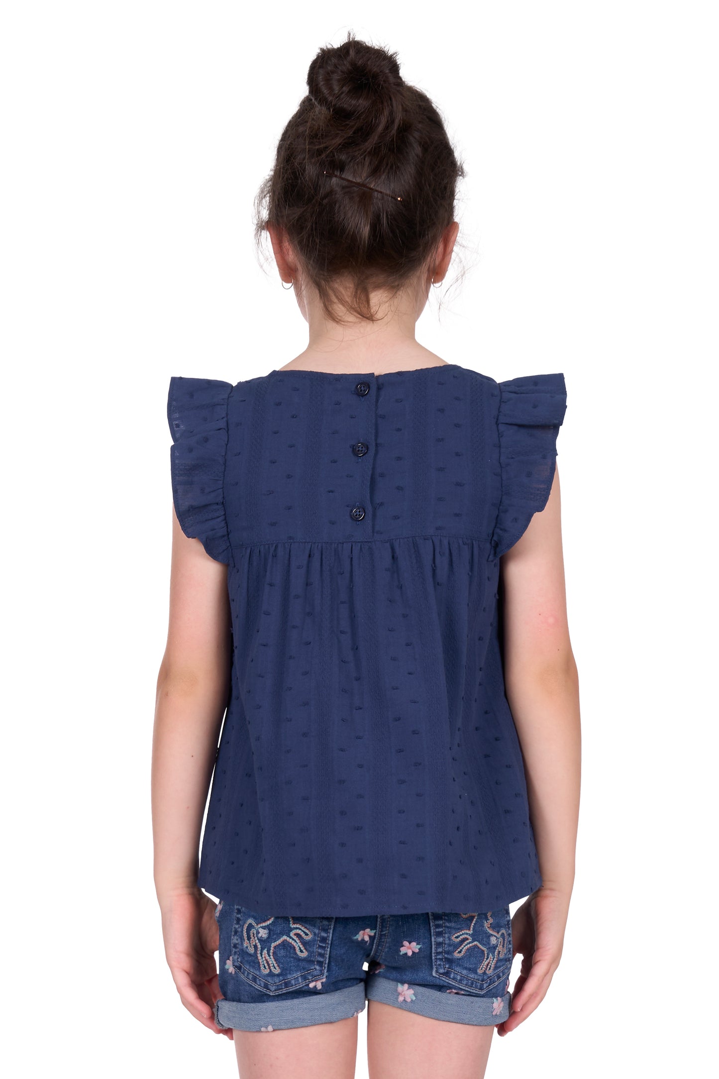 Thomas Cook Girl's Isla Ss Blouse -  Navy