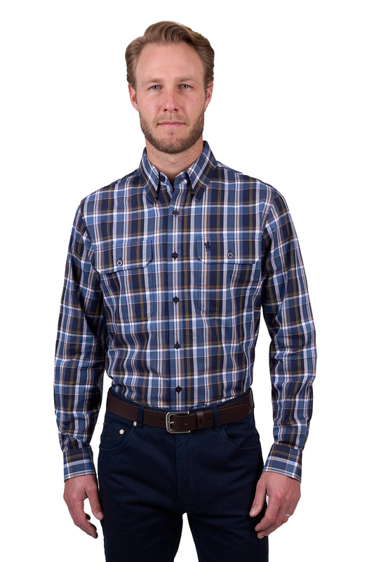 Thomas Cook Men's ADRIAN 2PKT LS Shirt - Navy/Multi