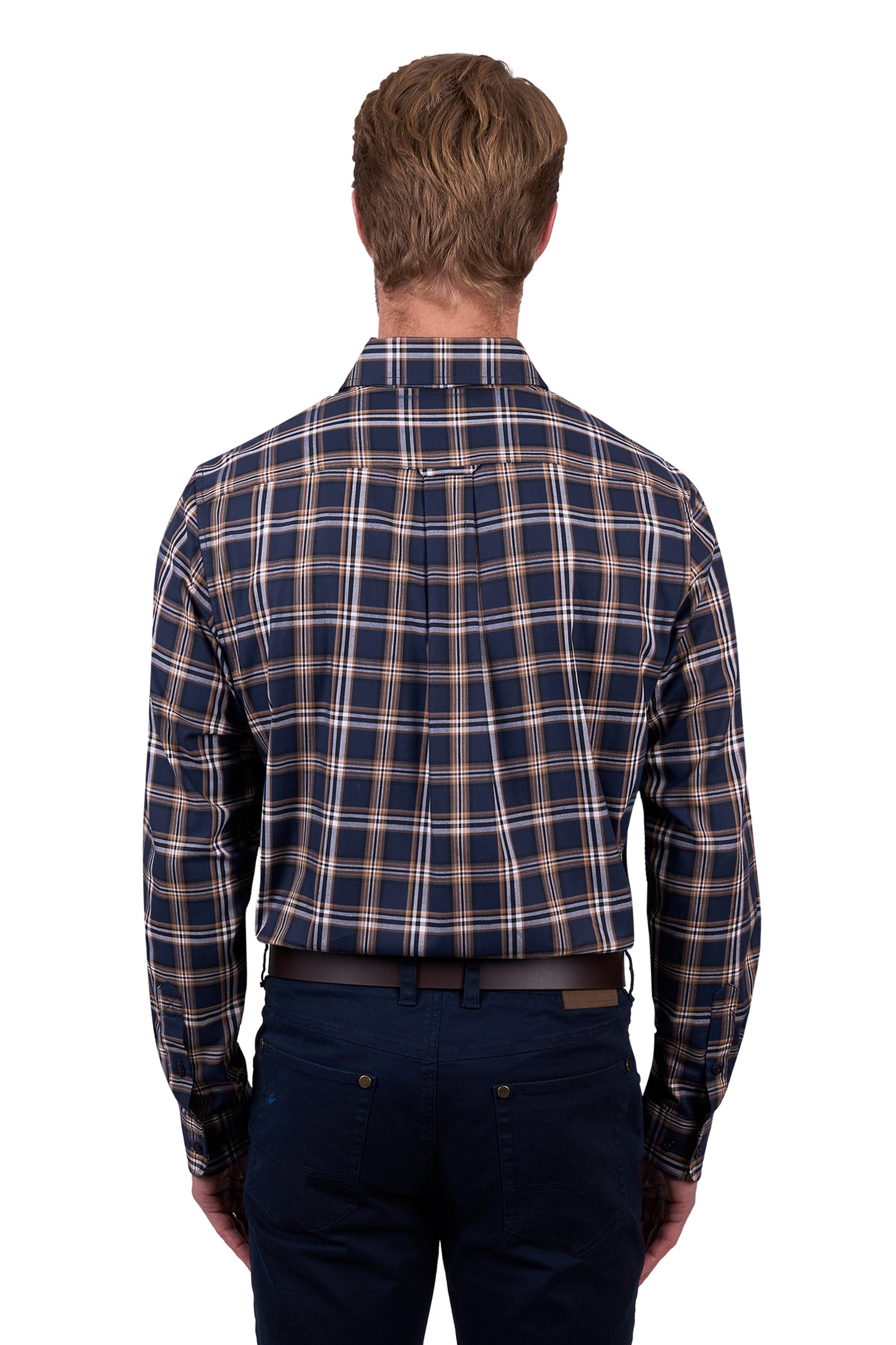 Thomas Cook Men's DYLAN 2PKT LS Shirt - Navy/Tan