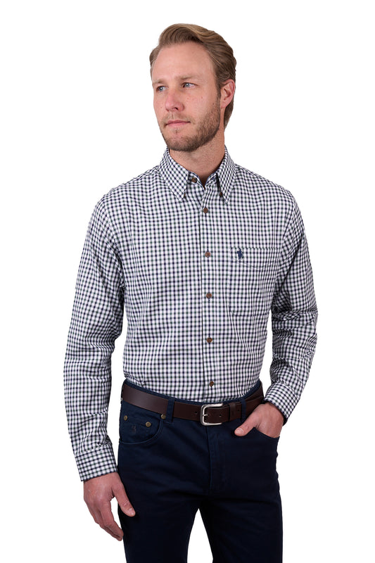 Thomas Cook Men's LYLE 1PKT LS Shirt - Navy/Green
