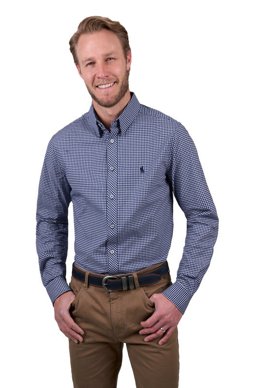 Thomas Cook Men's BROCK TAILORED LS Shirt - Navy