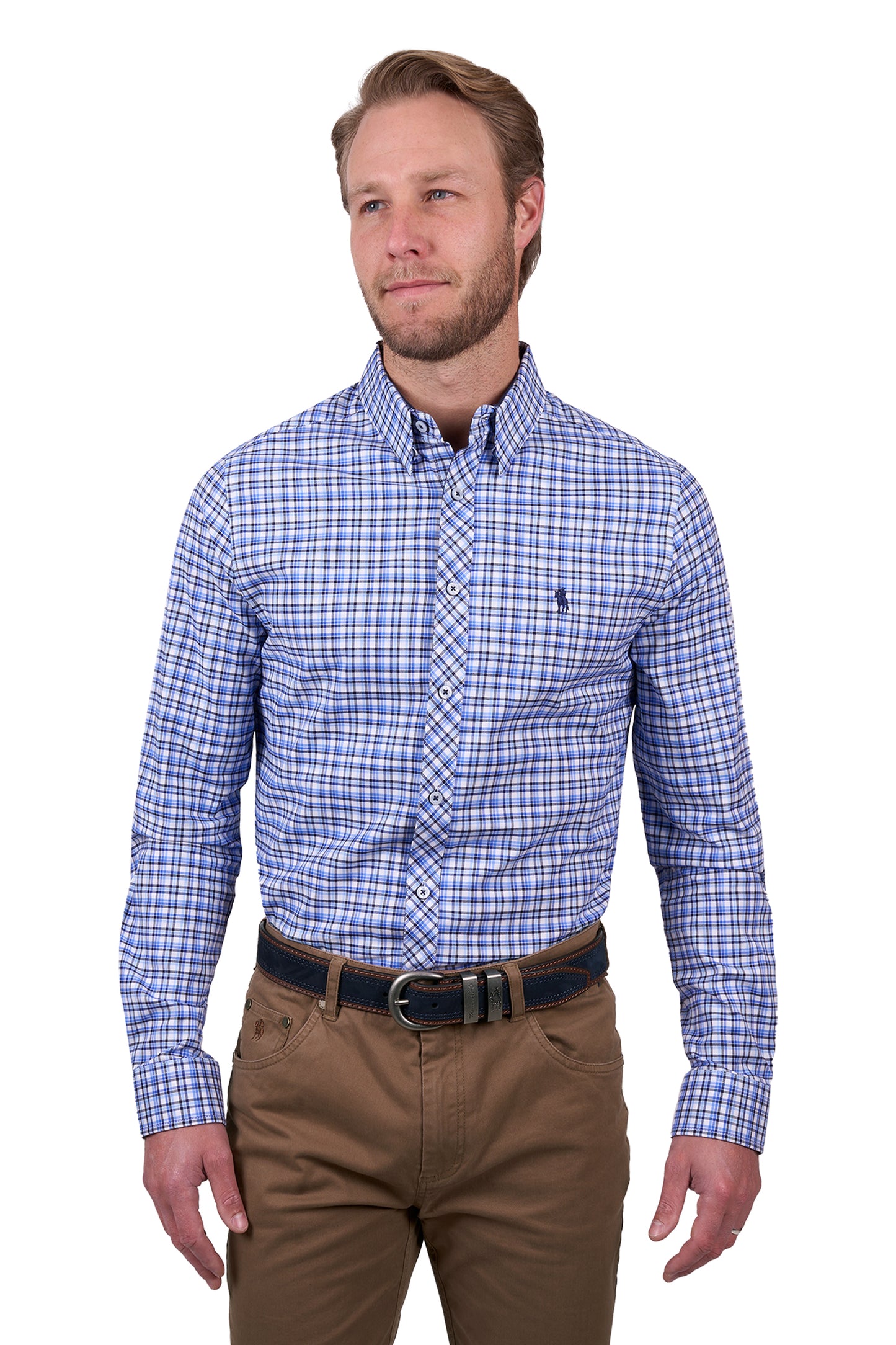 Thomas Cook Men's CRUZ TAILORED LS Shirt - Blue