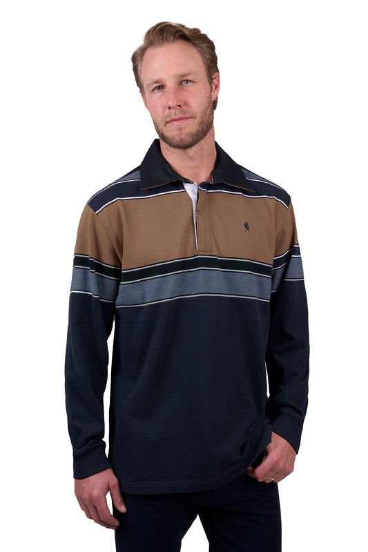 Thomas Cook Men's JEDD RUGBY - NAVY/CAMEL