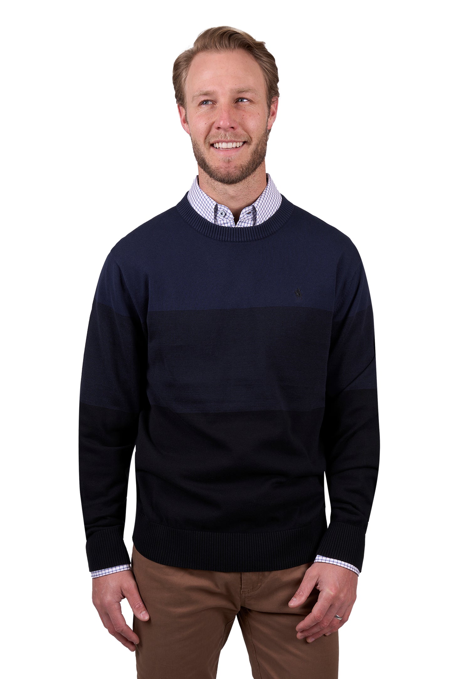 Thomas Cook Men's JOEY CREW JUMPER - NAVY/BLACK