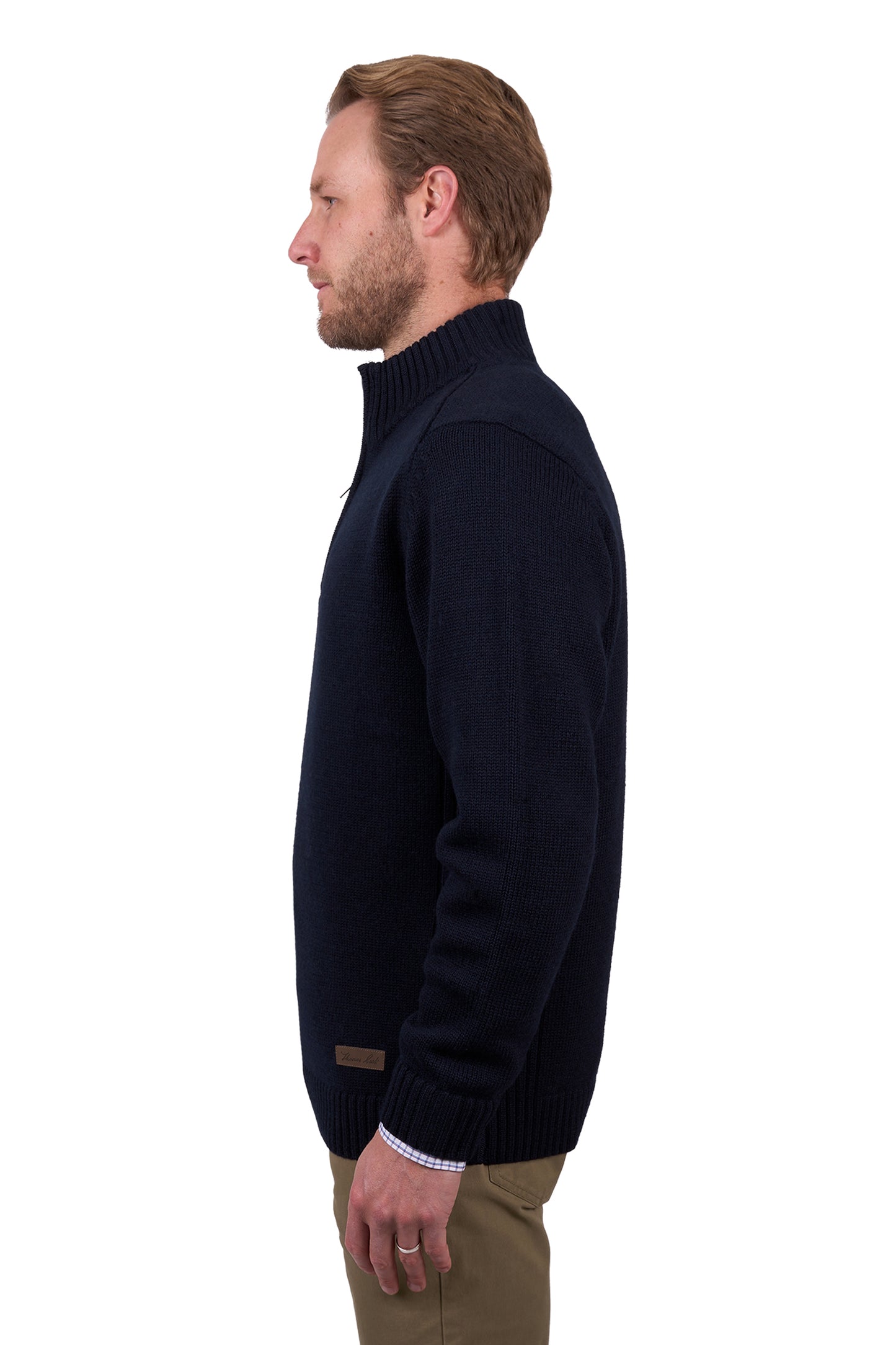 Thomas Cook Men's MASON 1/4 ZIP JUMPER - NAVY