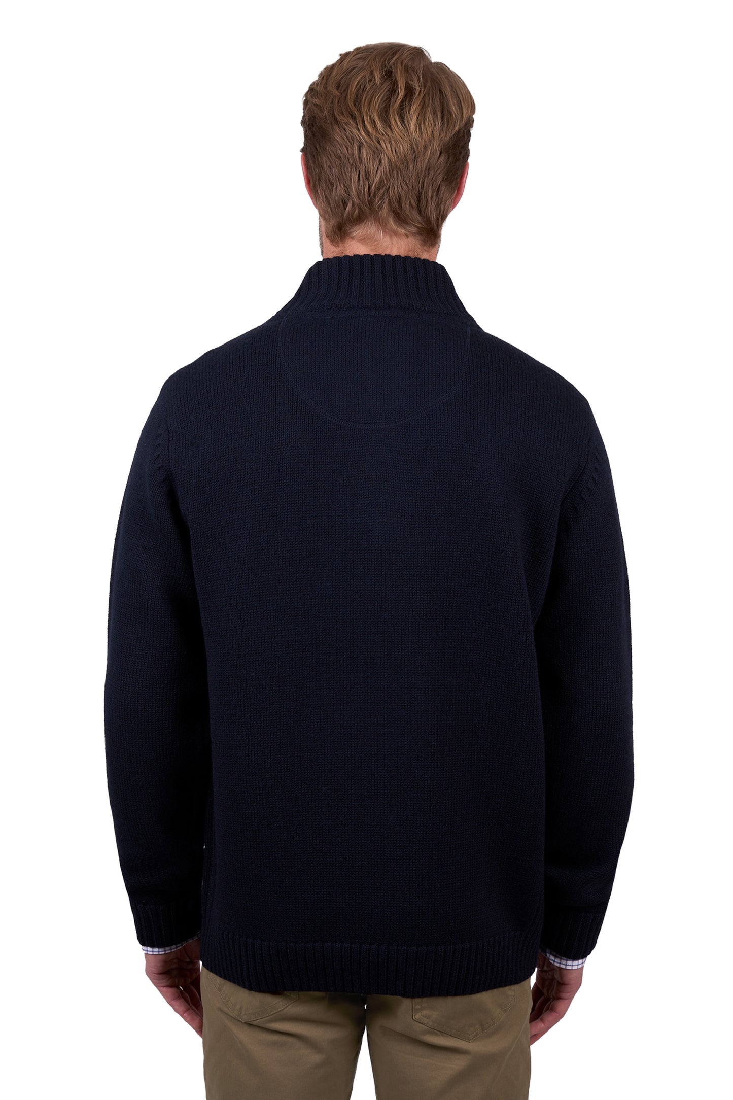 Thomas Cook Men's MASON 1/4 ZIP JUMPER - NAVY