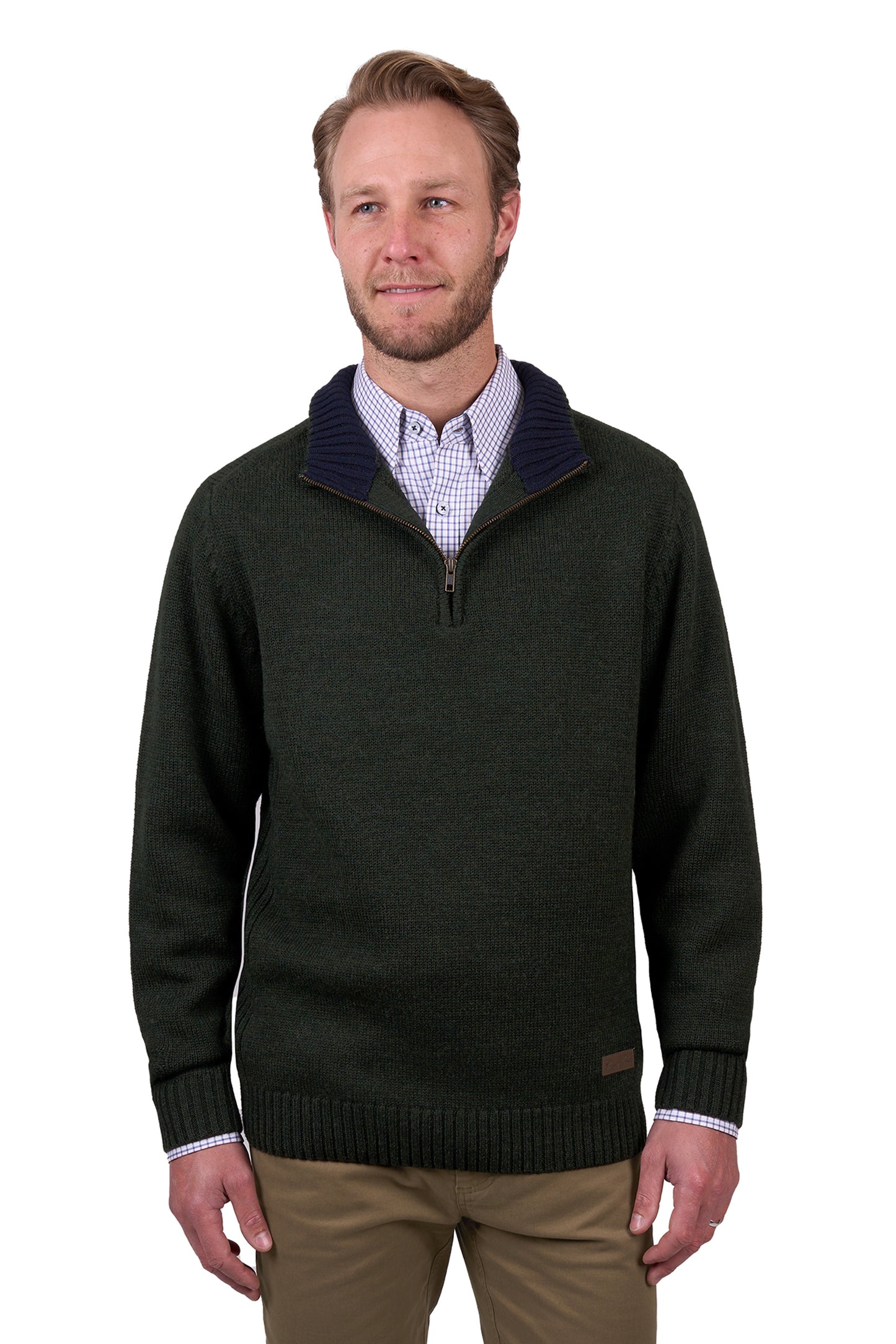 Thomas Cook Men's MASON 1/4 ZIP JUMPER - NAVY