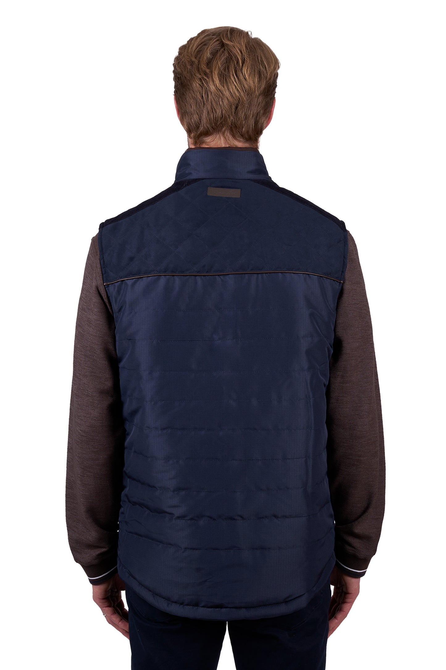 Thomas Cook Men's NATHAN REVS VEST - Dark Brown/Navy