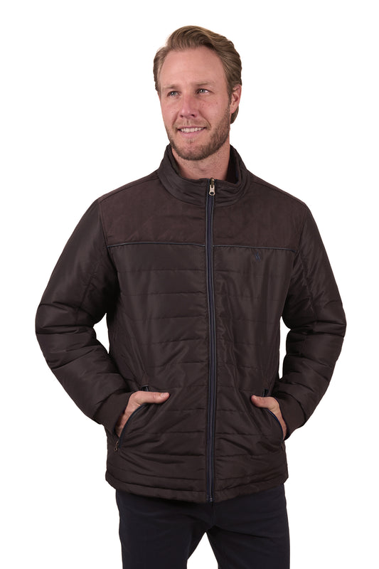 Thomas Cook Men's NATHAN REVS JACKET - Dark Brown/Navy