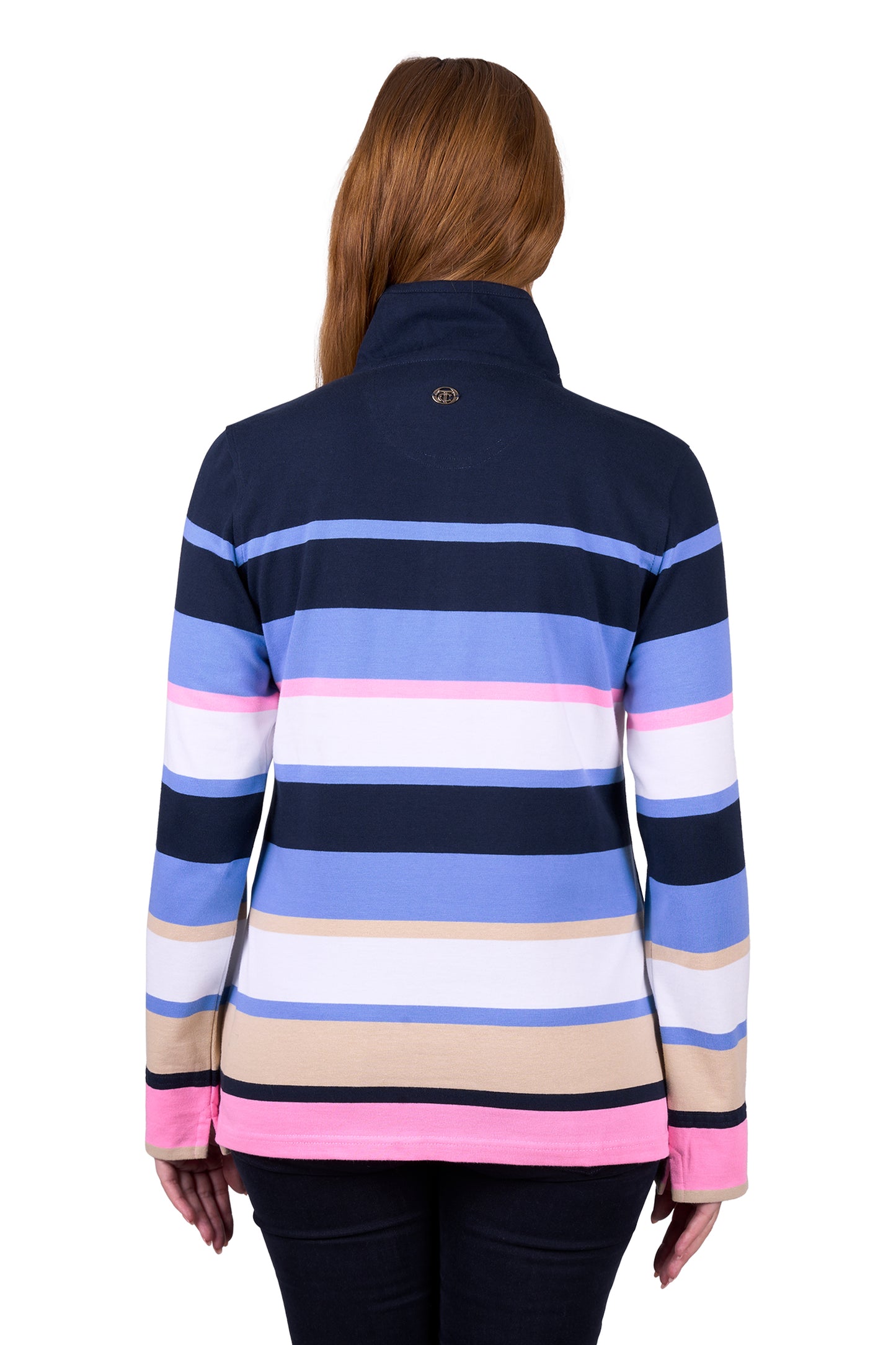 Thomas Cook Women's Elena 1/4 Zip Rugby - Blue