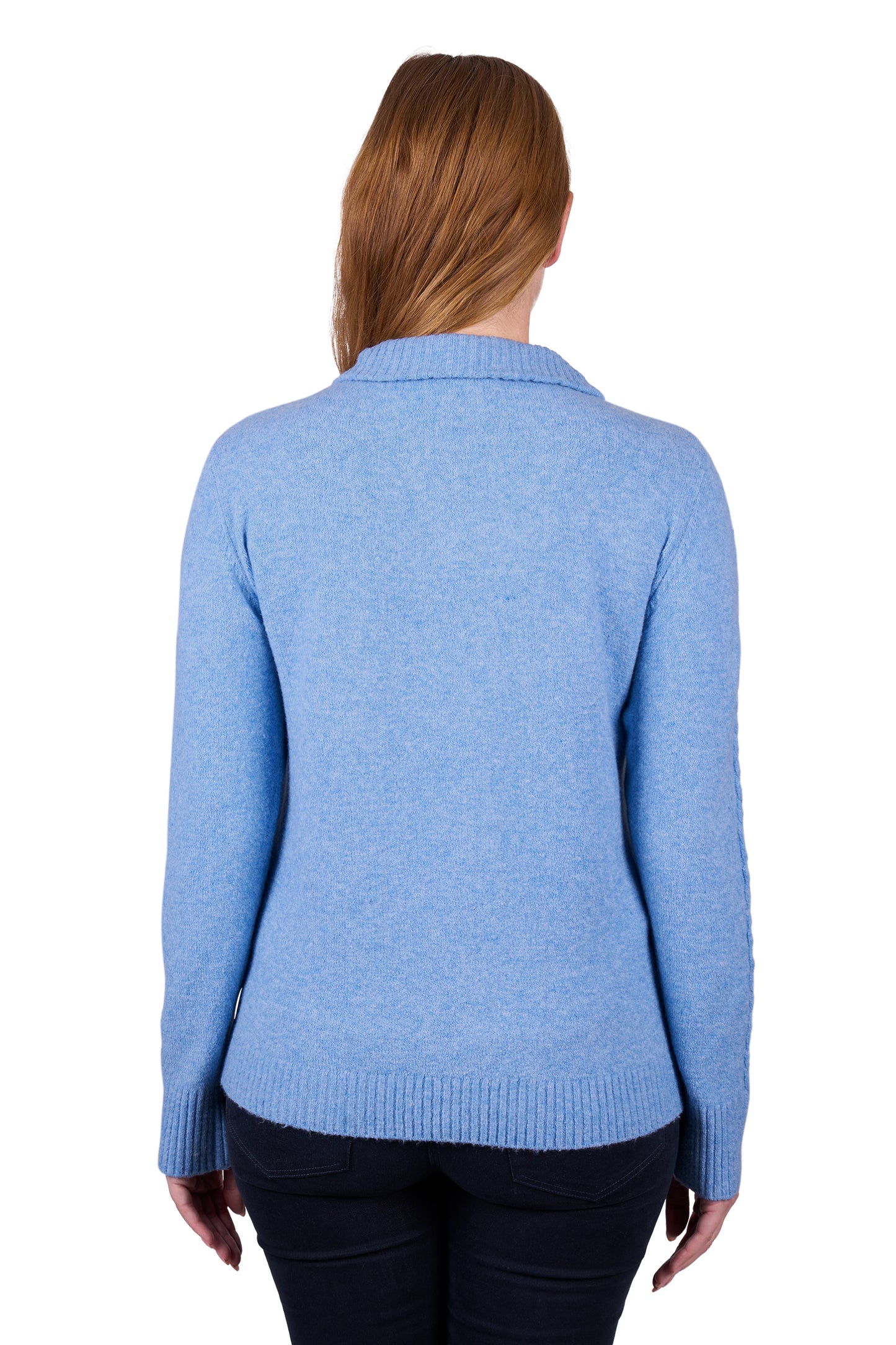 Thomas Cook Women's CLARA 1/4 ZIP JUMPER - Blue Marle