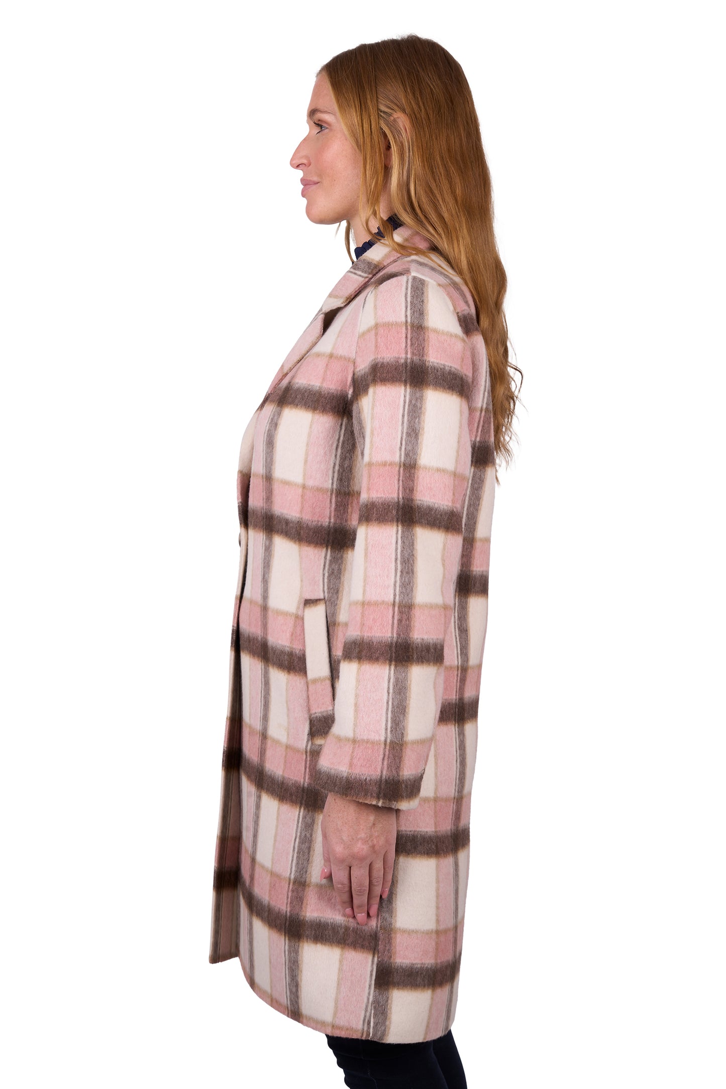 Thomas Cook Women's Leicester Wool Coat - Pink