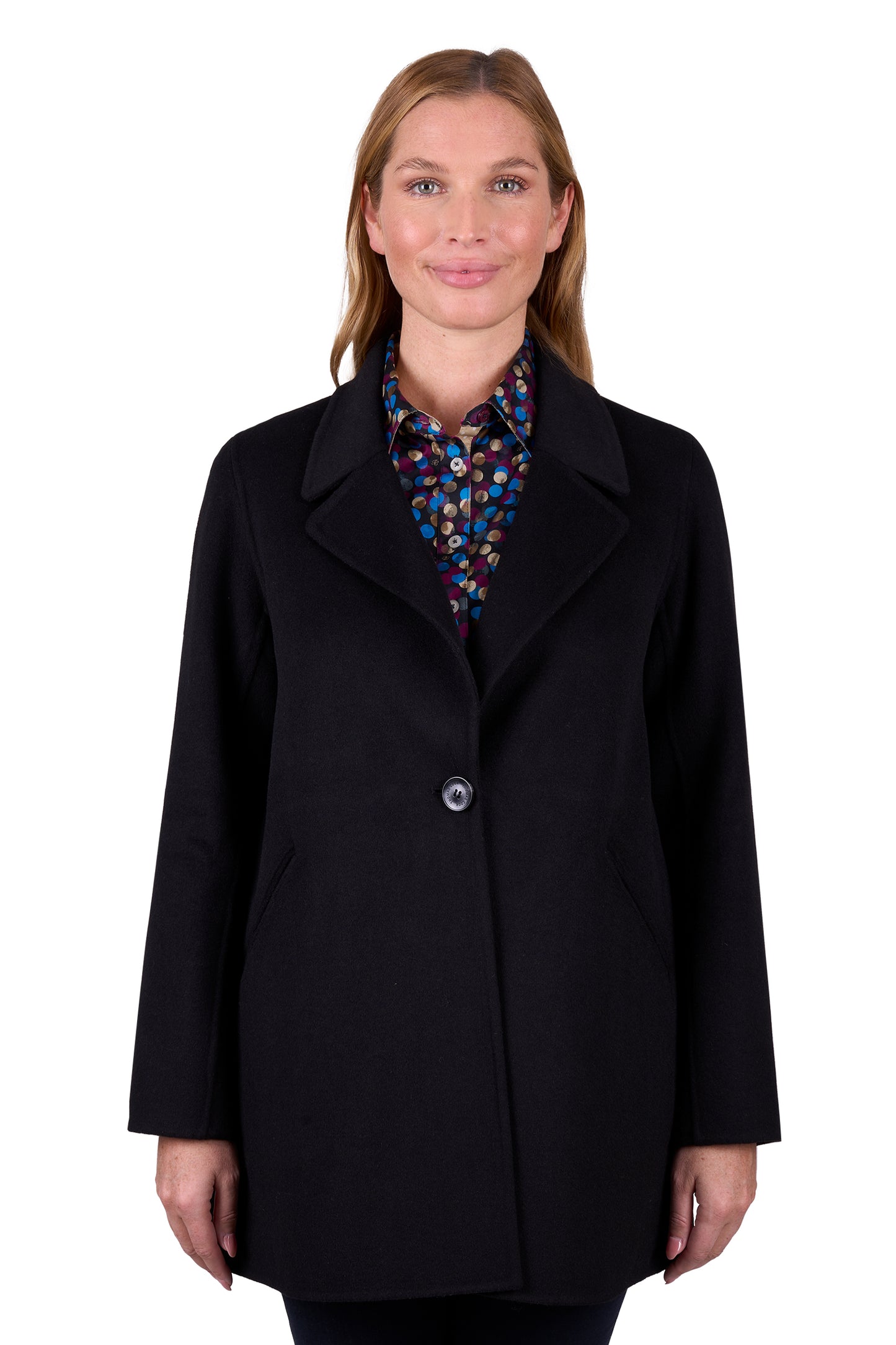 Thomas Cook Women's Athena Wool Coat - Black