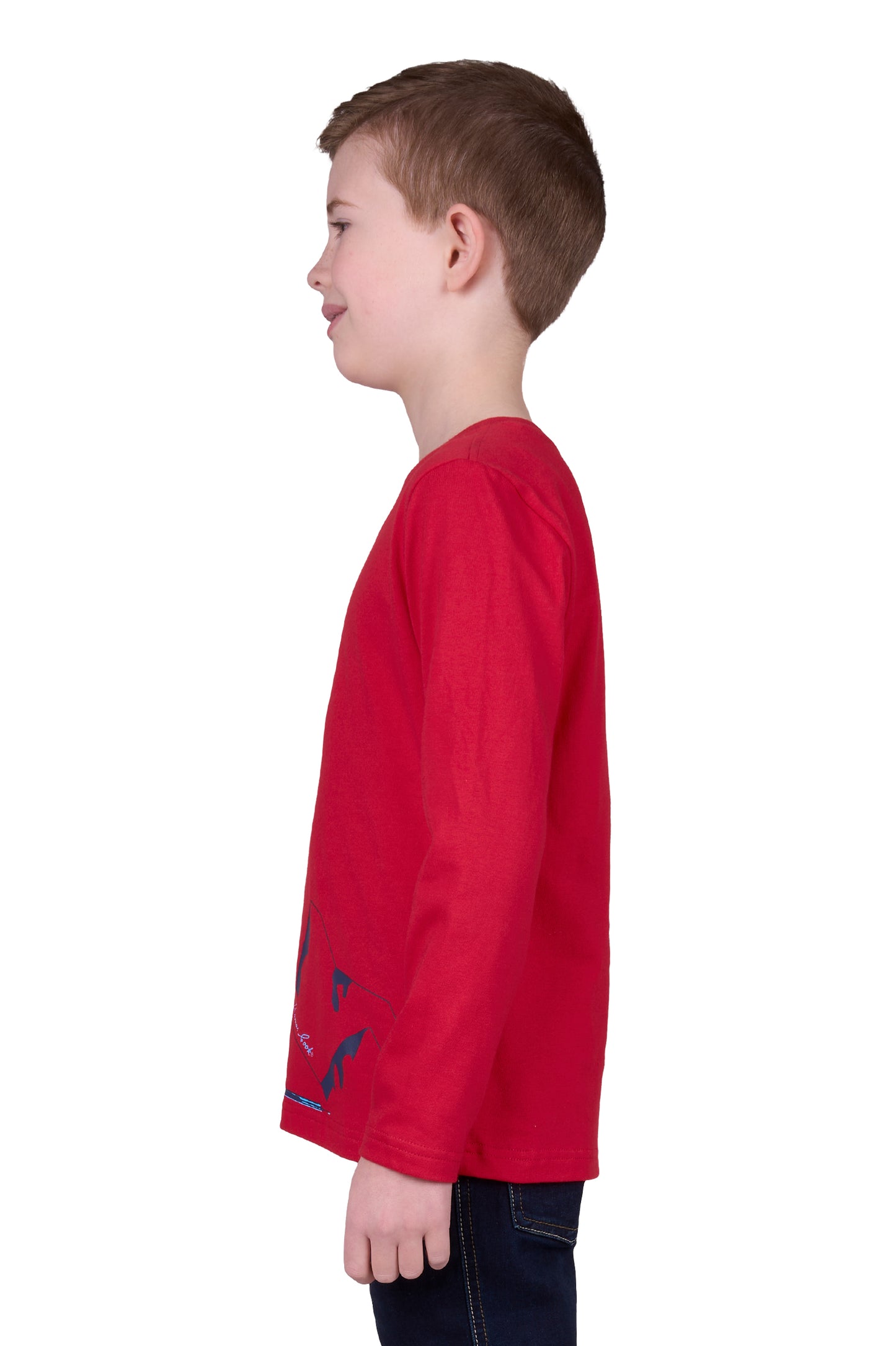 Thomas Cook BOYS CHARGE LS TEE - RED