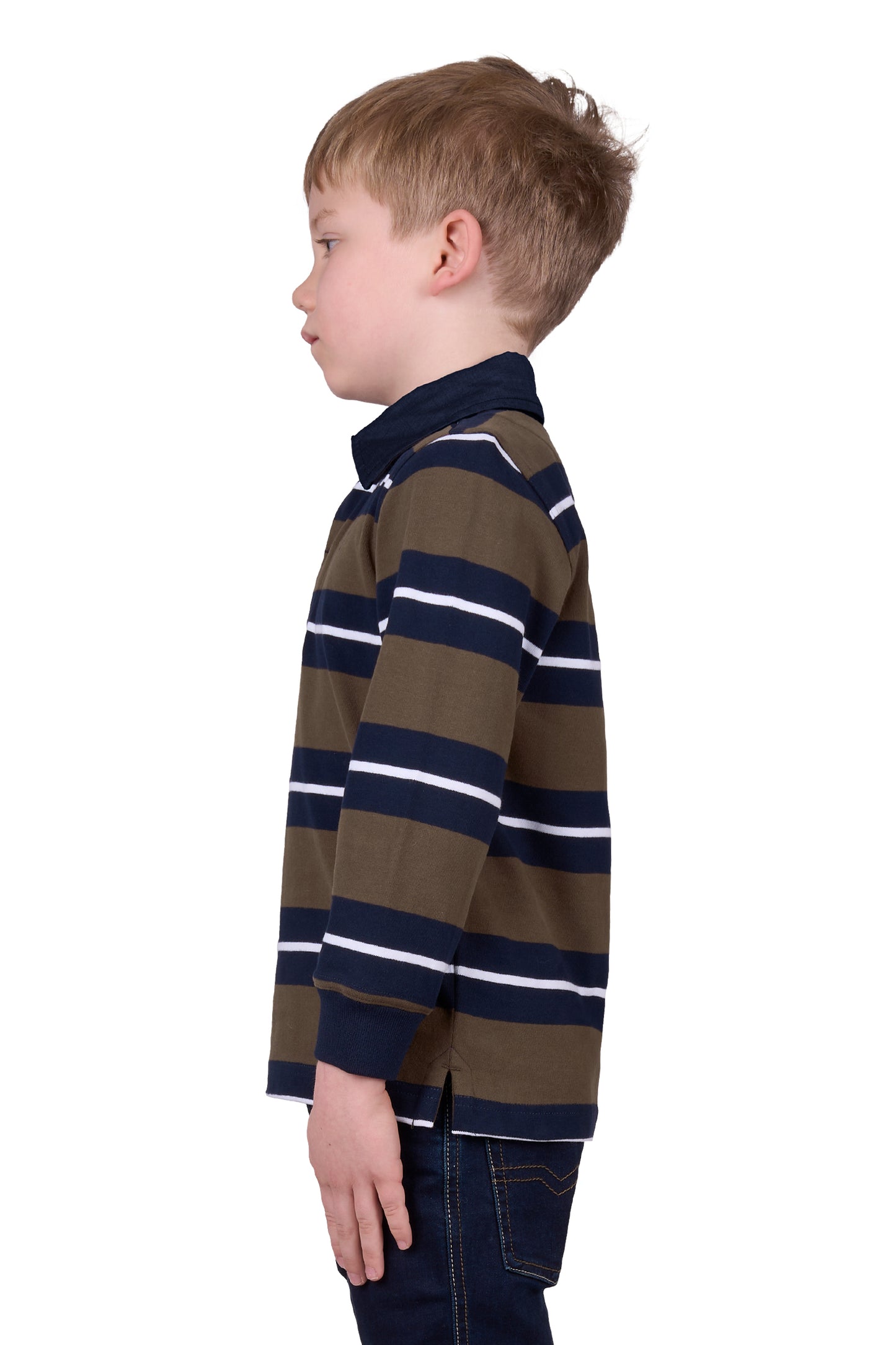 Thomas Cook BOYS PETER RUGBY - NAVY/DARK TAN