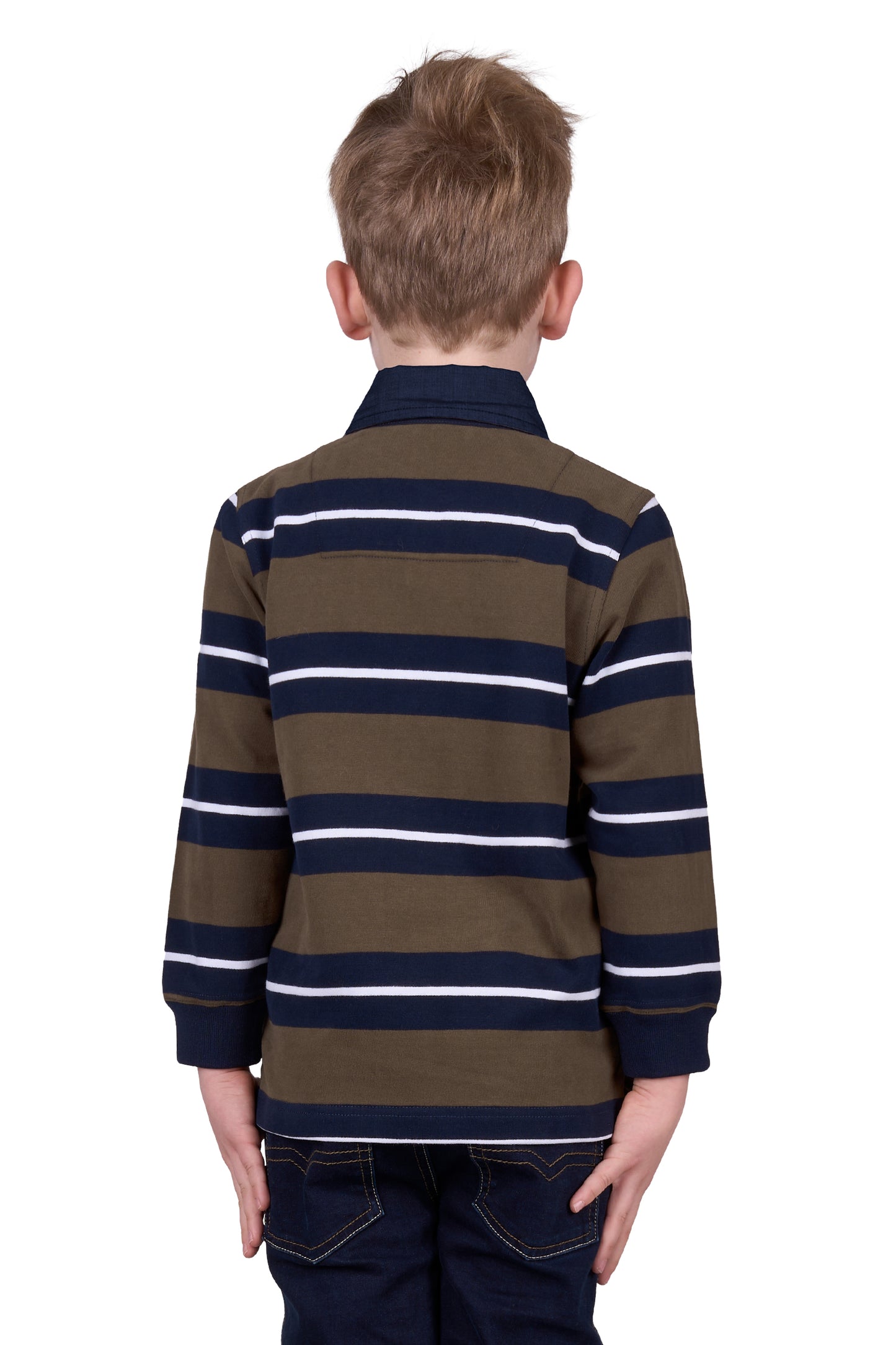 Thomas Cook BOYS PETER RUGBY - NAVY/DARK TAN