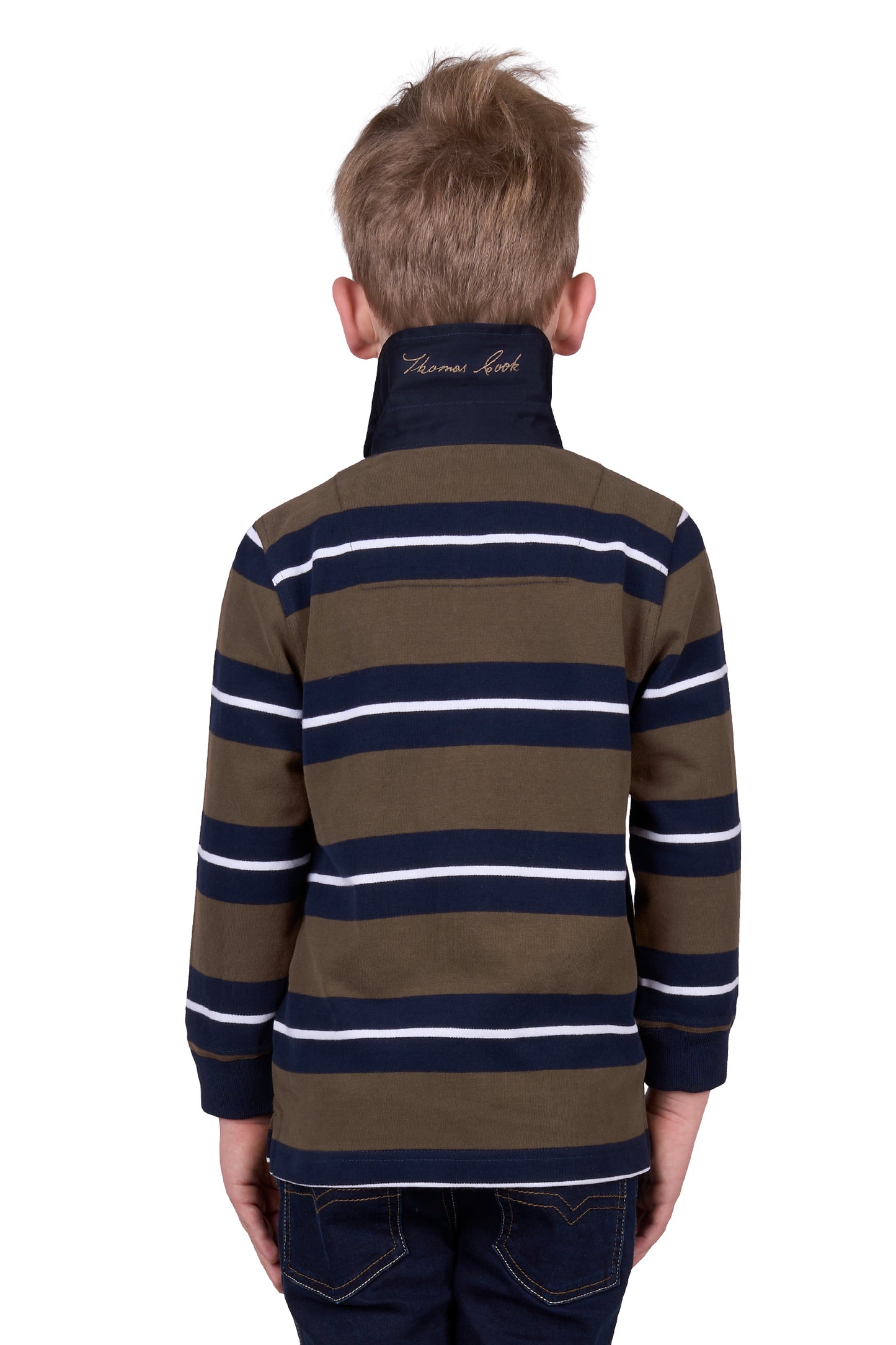 Thomas Cook BOYS PETER RUGBY - NAVY/DARK TAN