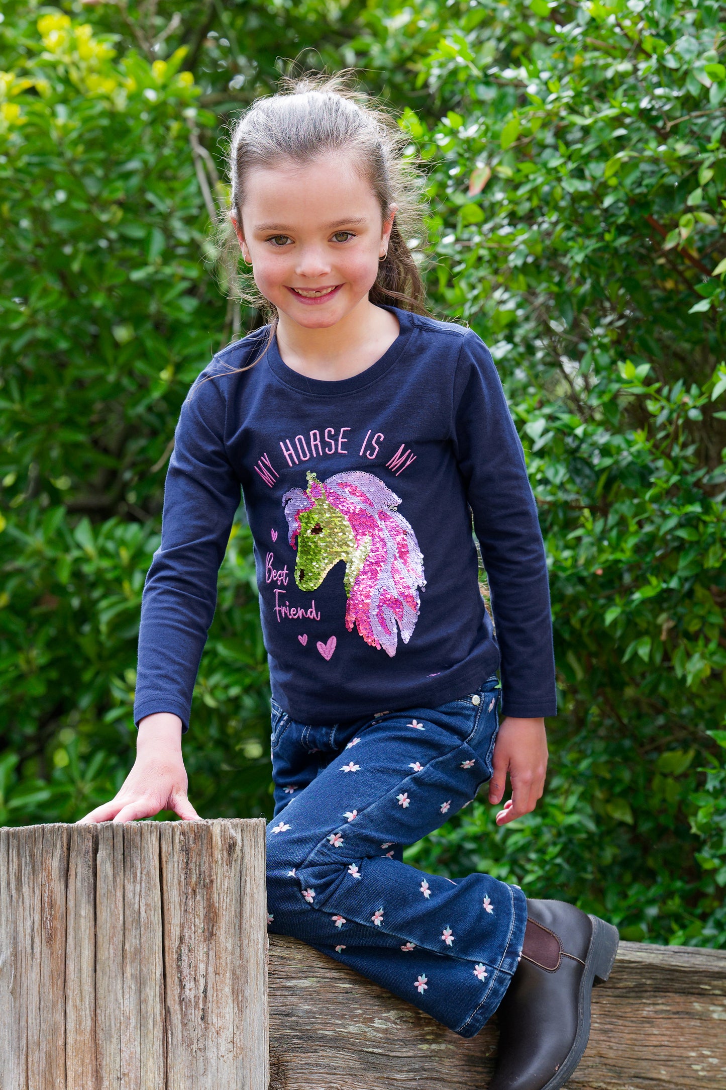 Thomas Cook GIRLS LILY LS TEE - Navy