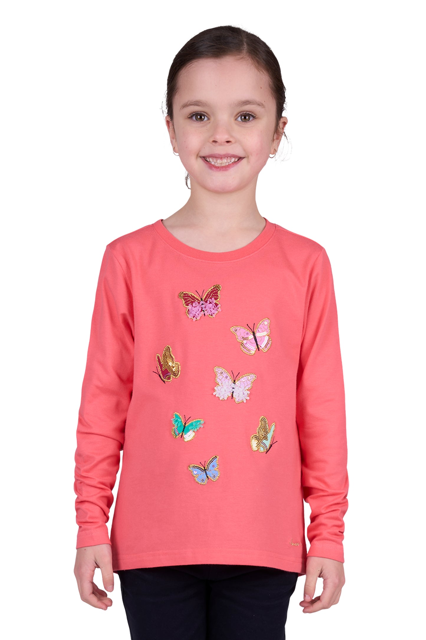 Thomas Cook GIRLS ANNA LS TEE - Coral