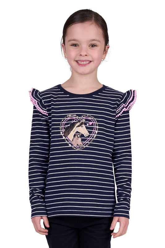 Thomas Cook GIRLS NICOLE LS TEE - Navy