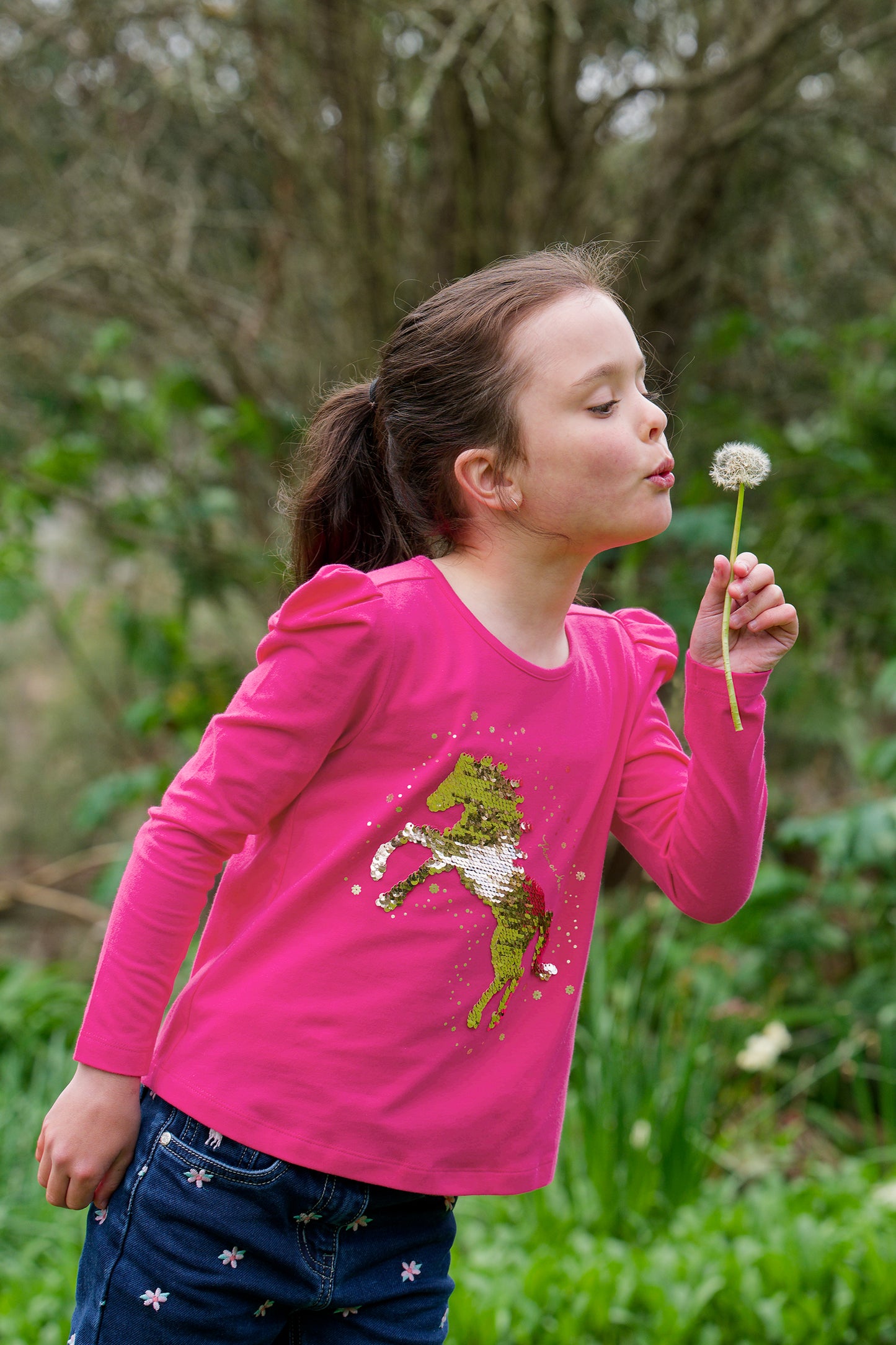 Thomas Cook GIRLS SABRINA LS TEE - Hot Pink