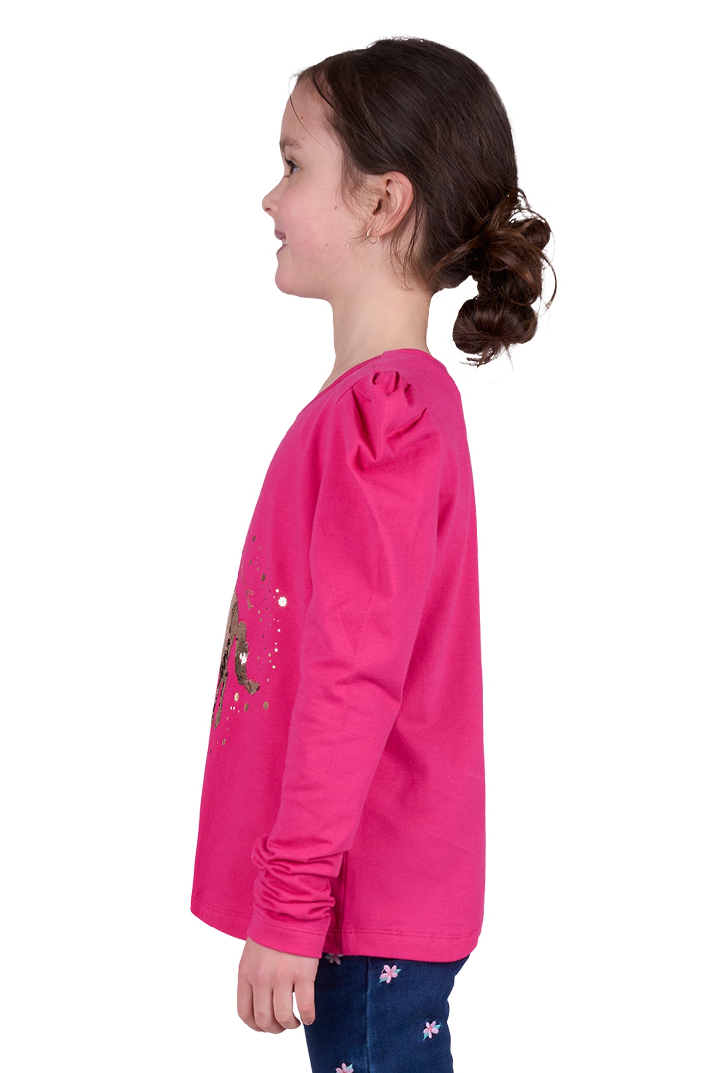 Thomas Cook GIRLS SABRINA LS TEE - Hot Pink