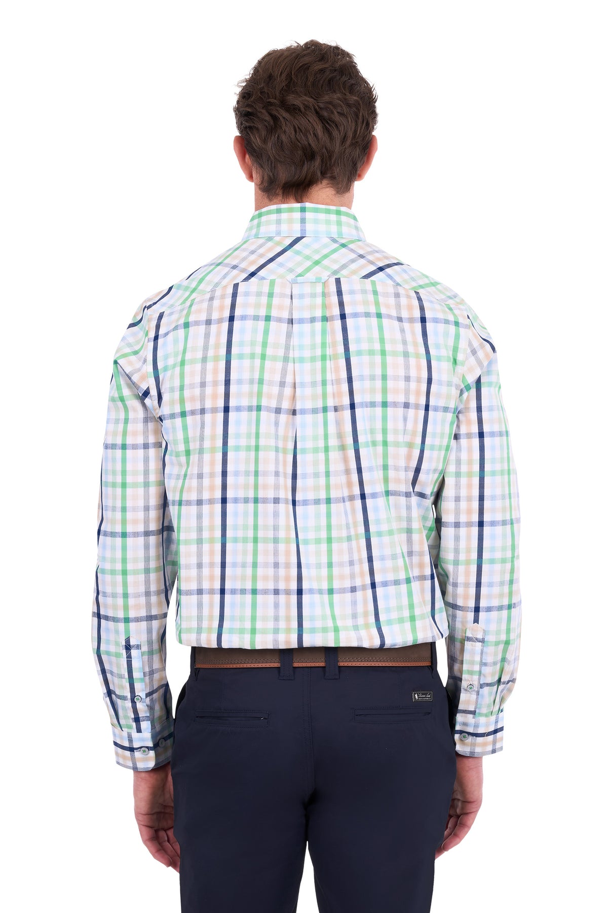 Thomas Cook Louie Men's 2 Pocket Long Sleeve Shirt – Green/Multi