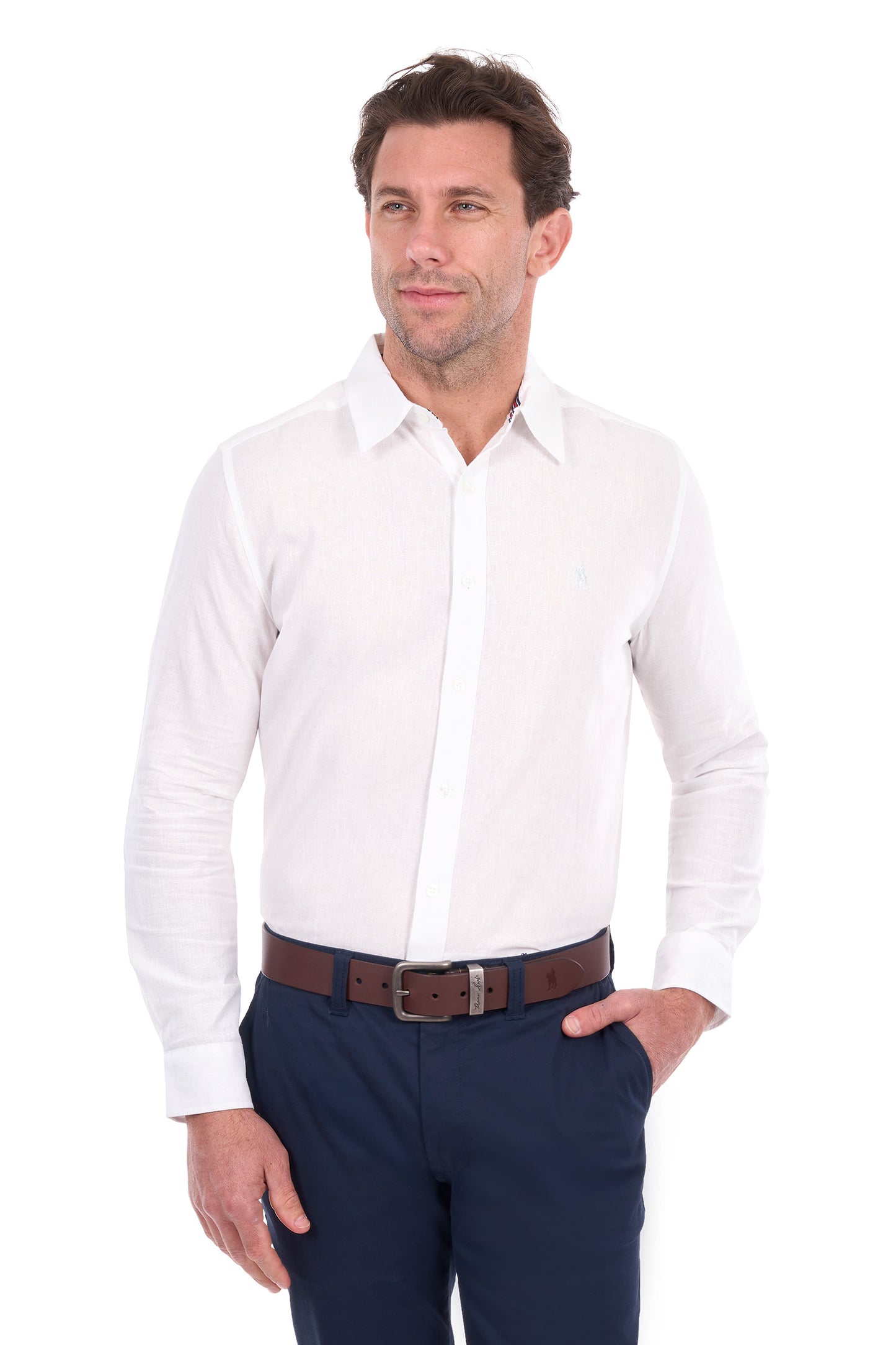 Thomas Cook Men's TC Linen Long Sleeve Shirt