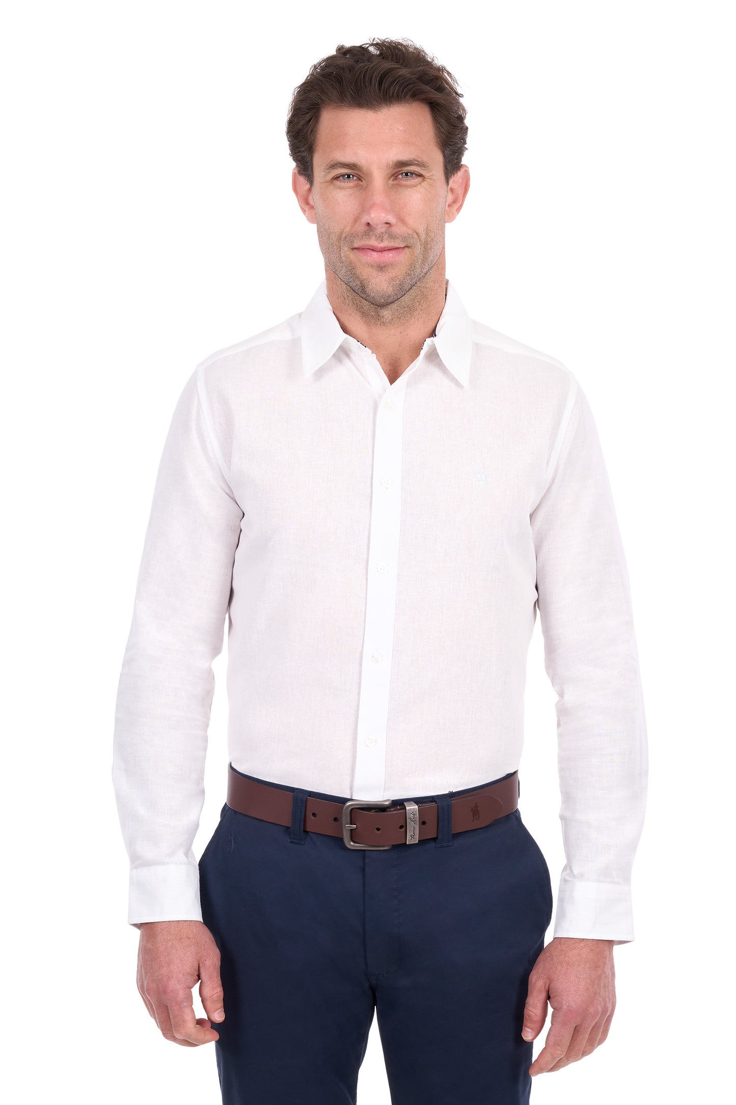 Thomas Cook Men's TC Linen Long Sleeve Shirt
