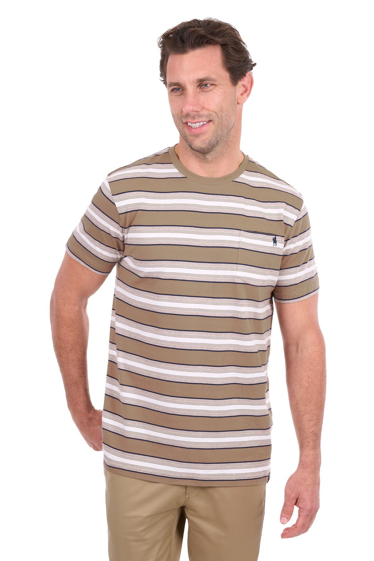 Thomas Cook Nick Men's Pocket T-Shirt – Sand/Off White