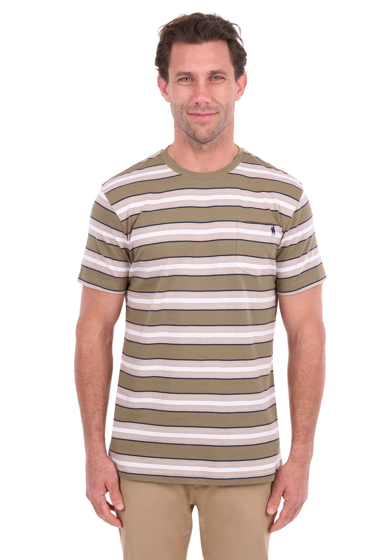 Thomas Cook Nick Men's Pocket T-Shirt – Sand/Off White