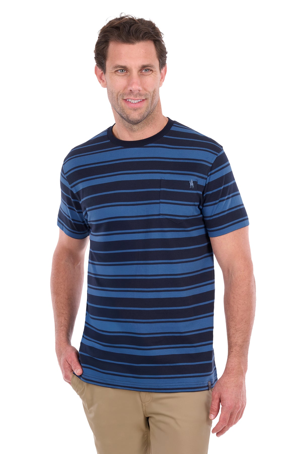 Thomas Cook Pete Men's Pocket T-Shirt – Navy/Washed